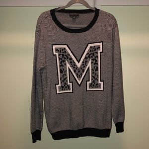 Plus size crew neck sweater